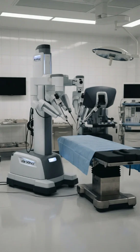 Robot quirúrgico Da Vinci en Sevilla
